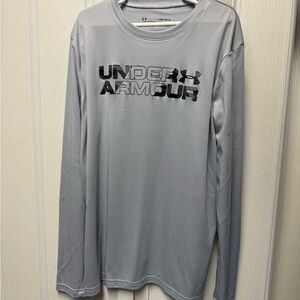 Under Armour Kids Gray Long Sleeve Tee
